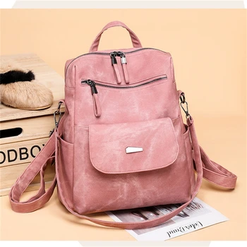Противоугонный рюкзак, женские рюкзаки, модный многофункциональный рюкзак для путешествий, женская школьная сумка
