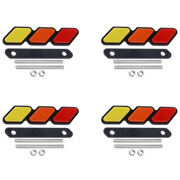 4-Кратный трехцветный значок на решетке радиатора Toyota Tacoma 4Runner Highlander RAV4