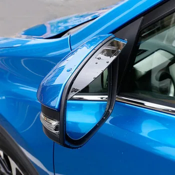 Для Suzuki Vitara Escudo 2015 2016 2017 Зеркала боковых дверей Черное зеркало заднего вида Солнцезащитный козырек от дождя Украшение козырька окна