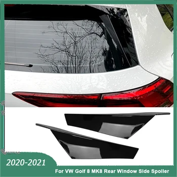 Сплиттер заднего стекла, Дефлектор, Спойлер, накладка Canard, Наклейка, автомобильные аксессуары для Volkswagen GOLF 8 MK8 MK VIII 2020 2021