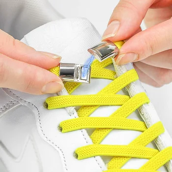 1 пара Новых металлических шнурков Магнитная пряжка Шнурки Магнитный замок Наборы для кроссовок Металлические шнурки Аксессуары для обуви с пряжкой