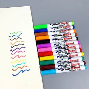 G5AA Многоцветные ручки с жидким мелом, Стираемые маркеры для белой доски, школьные канцелярские принадлежности для белой доски, оконное стекло для классной доски