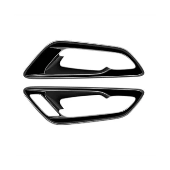 Черная Внутренняя отделка дверной ручки для Alphard 40 серии 2023 + RHD