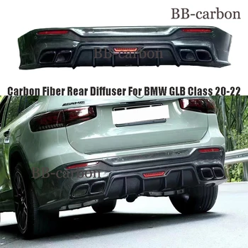 Высококачественный Задний Диффузор Бампера Из Углеродного Волокна С Горловиной Для Mercedes-benz GLB Class GLB200 GLB180 Car Body Kit 20-22
