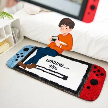 Креативный коврик для Nintendo Switch, декор, ковер для гостиной, Прикроватный коврик для спальни, Игровая консоль, коврик для пола, нескользящий коврик для ванной, тапис