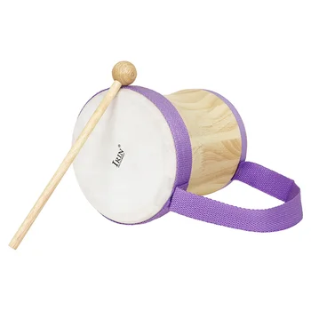 Ударные музыкальные инструменты для детей Ручной барабан Деревянное детское бревно для взрослых с молотком Праздничный подарок