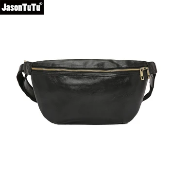 JASONTUTU Новая мужская нагрудная сумка из искусственной кожи, поясная сумка через плечо, повседневный модный рюкзак