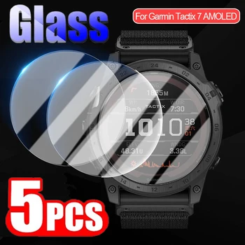 Закаленное Стекло Твердостью 9H Для Garmin Tactix 7 AMOLED Smart Watch Защитная Пленка Для Экрана HD Прозрачное Защитное Стекло