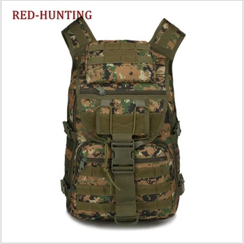 Камуфляжная нейлоновая сумка Molle, тактический военный рюкзак, армейский рюкзак для охоты, кемпинга, пеших прогулок, путешествий, 40 л