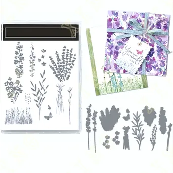 Новый букет Цветущей Лаванды Spring Wishes 2024 Мини-каталог Штампов и штамповок для самостоятельного изготовления открыток в стиле скрапбукинга
