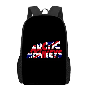 Arctic Monkeys Мужской рюкзак, детские рюкзаки для мальчиков, школьные сумки для подростков, Повседневный рюкзак, пакеты для книг, Многофункциональный рюкзак