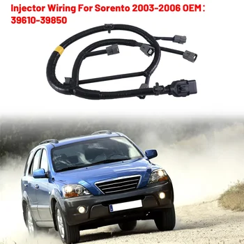 Проводка инжектора для Hyundai Terracan 2002-2006 для Kia Sorento 2003-2006 Жгут проводов топливной форсунки двигателя 39610-39850