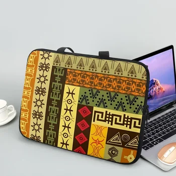 Сумка для планшета Подарок Абстрактный дизайн Африканского племени, этнической культуры, сумка для ноутбука, модные Мягкие дорожные Компьютерные сумки, портфель