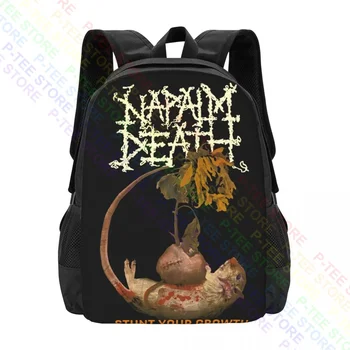 Napalm Death Stubt Your Growth Rare Grind Carcass P-1244Backpack Большой Емкости Школьный Экологичный