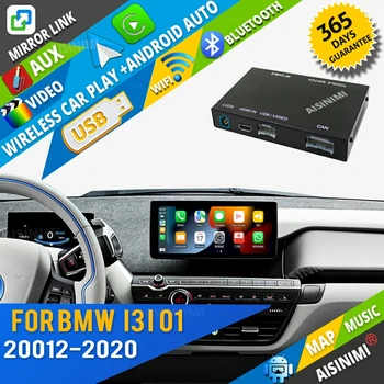 Беспроводной Apple Carplay Для BMW i3 I01 Оригинальная Система NBT EVO 2012-2020 Android Auto Module Air play Mirror Link