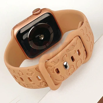Силиконовый Ремешок для Apple Watch Band 49 мм 44 мм 45 мм 42 мм Ремень Браслет iWatch Series 6 5 4 SE 7 8 Ultra 49 мм Высококачественный Ремешок