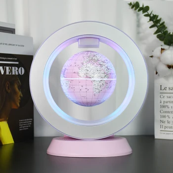 Глобус с Магнитной Левитацией с Bluetooth-Динамиком и Светодиодной Плавающей Картой Мира для Домашнего Офиса, Декор Стола, Подарок для Мужчин, Детей, Мужа