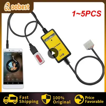 1-5 Шт. Moonet Автомобильный Аудио MP3 Вход AUX USB Адаптер Чейнджер для Mazda 3 5 6, MPV, CX7, Demio Miata/MX5