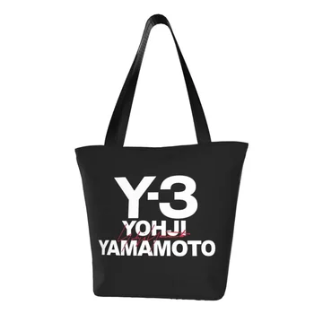 Сумки для покупок 3Y yuamoto, холщовая сумка для покупок с забавным принтом, большая вместительная прочная сумка
