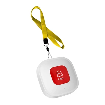 Интеллектуальная кнопка вызова SOS Tuya WiFi, беспроводной пейджер для лица, осуществляющего уход, передатчик телефонного оповещения, кнопка экстренного вызова для пациента