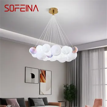 Креативный подвесной светильник SOFEINA, современные светодиодные лампы-баллоны, светильники для декоративной столовой и гостиной дома