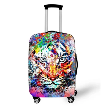 Защитные чехлы для багажа с 3D-изображением животных, 18-32 дюйма, Высококачественная эластичная крышка для багажа, Чехол для чемодана, Аксессуары для путешествий