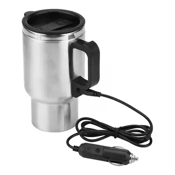 450 МЛ 12 В Автомобильная Электронагревательная Чашка USB Грелка Кабельная Чашка С Чайником Чашка Для Напитков Зажигалка Кружка С Подогревом Для Путешествий Bo I6K6