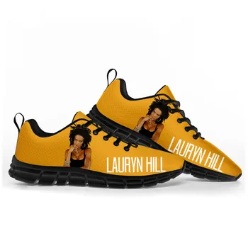 Спортивная обувь Lauryn Hill Rapper Pop Мужская Женская подростковая детская Детские кроссовки Повседневная высококачественная парная обувь черного цвета