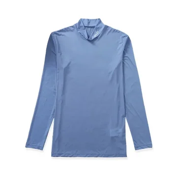 Для игры в гольф, футболка с солнцезащитным кремом ice silk, мужская водолазка, приталенная и дышащая
