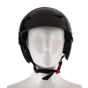 Защитный шлем с 11 дыхательными отверстиями для водных видов спорта, Каяк, каноэ, гребная доска для серфинга - Черный