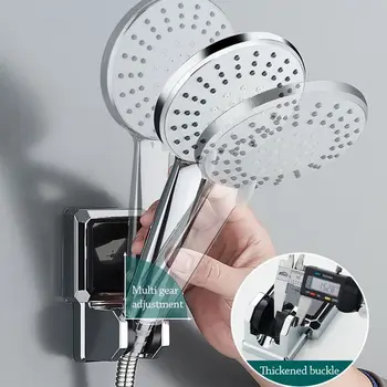 Универсальный домашний самоклеящийся кронштейн для крепления к стене в ванной комнате, зажимы для опрыскивателя, держатель для душевой головки с фиксированным основанием