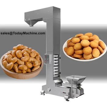 Автоматическое оборудование для ковшового конвейера пищевого типа Z для зерновых закусок, орехов и чипсов