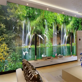 wellyu Custom 3D personality большие обои фреска в китайском стиле гостиная ТВ фон пейзаж обои 3d обои