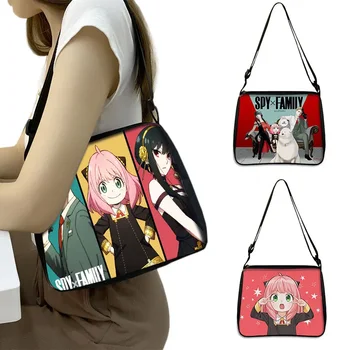 Сумка через плечо с принтом Anime SPY x FAMILY, мультяшная Аня Форджер, женские сумки для путешествий, повседневная сумка-мессенджер, сумки через плечо подмышками
