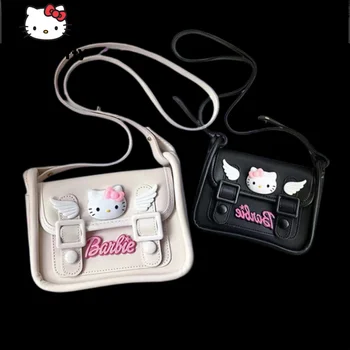 Сумка Sanrio Hello Kitty Y2k Harajuku, сумки через плечо, женские роскошные сумки, женская мультяшная модная сумка подмышками, милые сумки