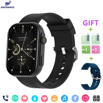 BWSMRIG Новые мужские умные часы с функцией Bluetooth, мониторинг сердечного ритма, сна, спортивный Фитнес-браслет, женские смарт-часы для iOS Xiaomi