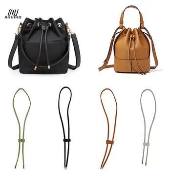 Женщины съемный кожаный ремень сумка для DIY замена Сумка-ведро со шнурком веревка рюкзак Луч карман, кошелек, аксессуары