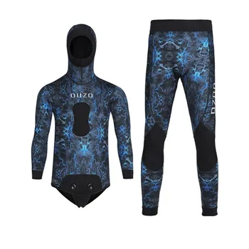 Неопрен 5 мм, мужской гидрокостюм с капюшоном, гидрокостюм для всего тела, костюм для серфинга, кайтсерфинга, костюм для подводного плавания, гидрокостюм с длинным рукавом, зимний купальник