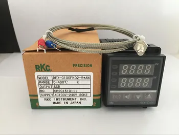 Двойной цифровой ПИД-регулятор температуры RKC REX-C100FK02-V * С термопарой K, SSR-выход EX-C100FK02-M * Релейный выход
