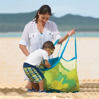 Складная сумка для плавания, портативные пляжные сумки, детское полотенце, Одежда, Игрушки, Органайзер, сетчатая сумка для хранения