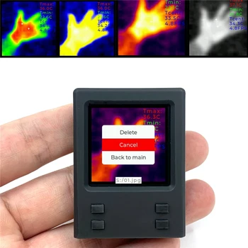 Инфракрасный датчик температуры -20 ~ 1000 ℃ Простой тепловизор 1,6-дюймовый ЖК-дисплей с разрешением 240x240 пикселей Камера для получения изображений четкой четкости