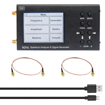 Генератор сигналов SA6 Wi-Fi 2G 4G LTE CDMA GSM Beidou GP Портативный анализатор спектра 6 ГГц