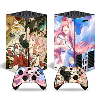 Скины аниме-девушек, совместимые с консольными контроллерами Xbox Series X, виниловые наклейки-деколи для Xbox Series X