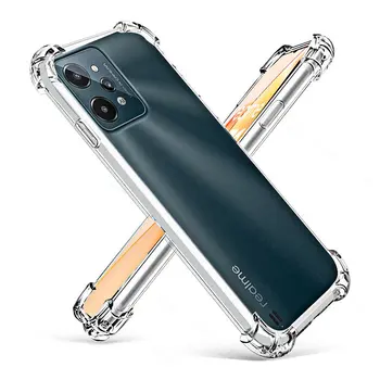 Защитный прозрачный чехол для камеры для телефона OPPO Realme C31 с подушкой безопасности, противоударный Мягкий тонкий силикон, Оригинальная задняя крышка, аксессуары Funda