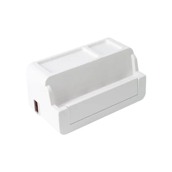 Декоративная защитная коробка для зарядки кабеля передачи данных, штепсельная розетка, органайзер для проводов, коллектор проводов