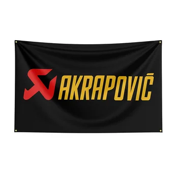 Флаг Akrapovics 3x5, Аксессуары для мотоциклов с принтом из полиэстера, Баннер для декора 11-футовых флагов, баннер для украшения флага, флаг Ba