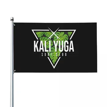Kali Yuga Surf Club Surf The Pride Flag Печатный Подарочный Баннер Для дома и на Открытом воздухе ЛГБТК Португалия Не Бинарный Флаг Палестины